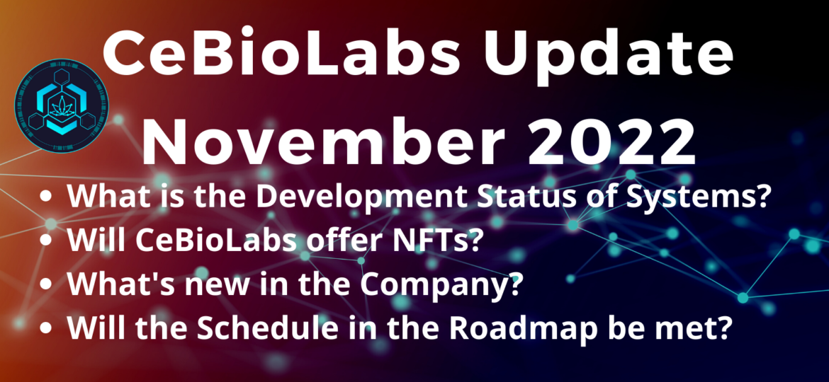 November Update CeBioLabs Website